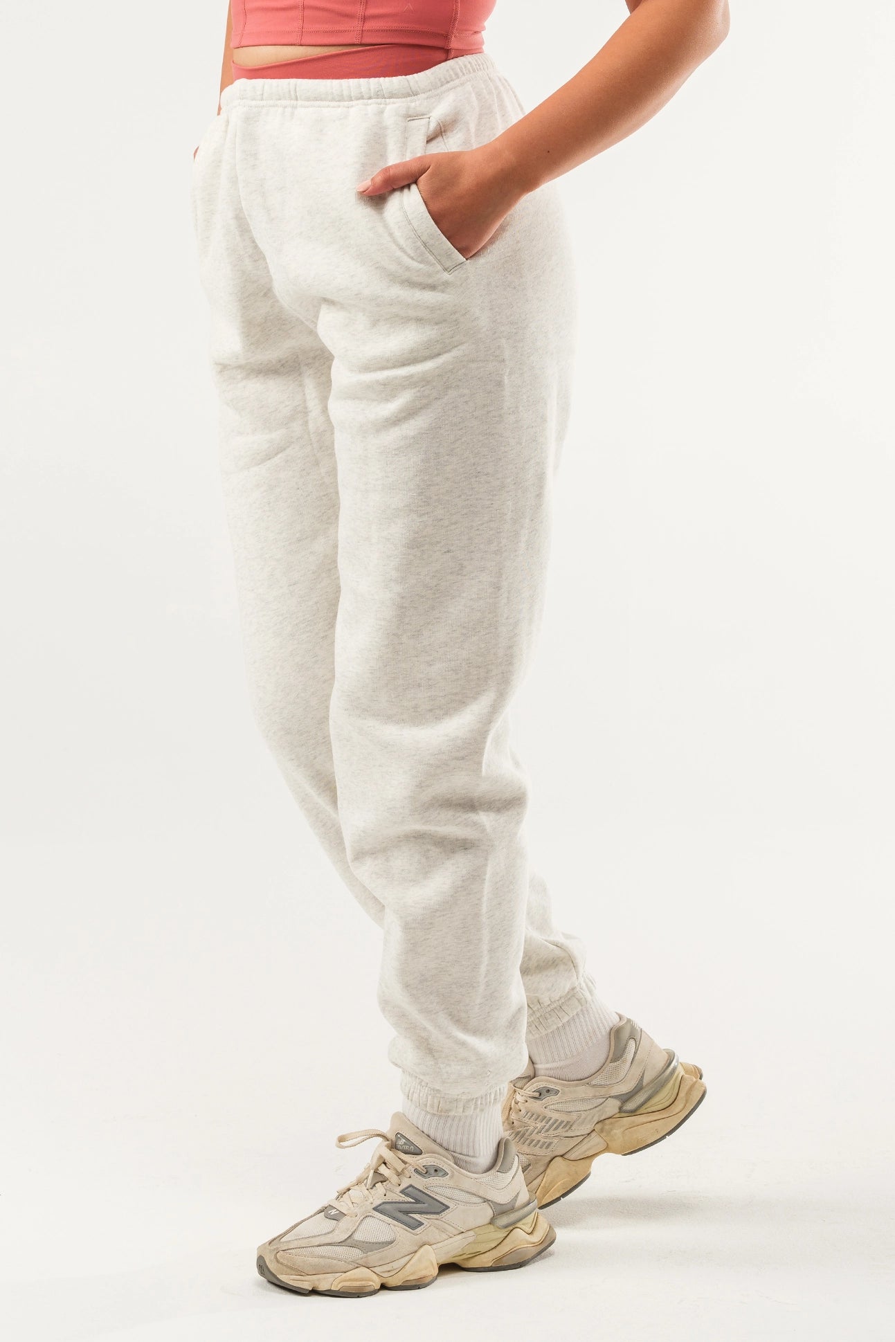 Heather Grey Essential Sweatpants